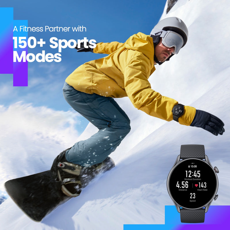 Nuevo reloj inteligente Amazfit GTR 3 Pro GTR3 Pro GTR-3 Pro, pantalla AMOLED, aplicación Zepp OS, batería de 12 días, reloj para Android