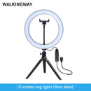 10" LED Ringlicht 26cm Fotografie Beleuchtung Dimmbare Selfie RGB Lampe mit Stativ für Make-up Youtube Tiktok Handy Kamera Video
