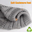 FURTALK Beanie Winter Hats for Women Knitted Slouchy Beanie Hat with Velvet Ladies Warm Winter Cap Korean Red Black Yellow Cap