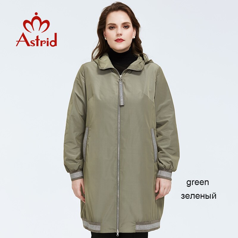 Neuer Ankunfts-Trenchcoat Astrid-Frühlings für Frauenoberbekleidungsqualität Oversize-lange Artfrühlings-Mantelfrauen AS-9373