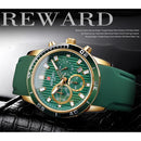 REWARD 2020 Fashion Green Dial Calendar Display Men Top Brand Luxury Design Military Quartz Sport Wrist Watch Male Clock Relogio