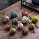 Memorial Container Pet Ashes Urn Handpainted Ceramics Urn Cremation Pet Bird Ash Holder Burial At Home