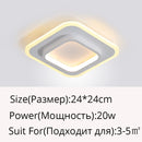 Modern Round / Square Ceiling Lights Led lamps Suitable for Aisle lights Fixtures Lustres Lampadari dero