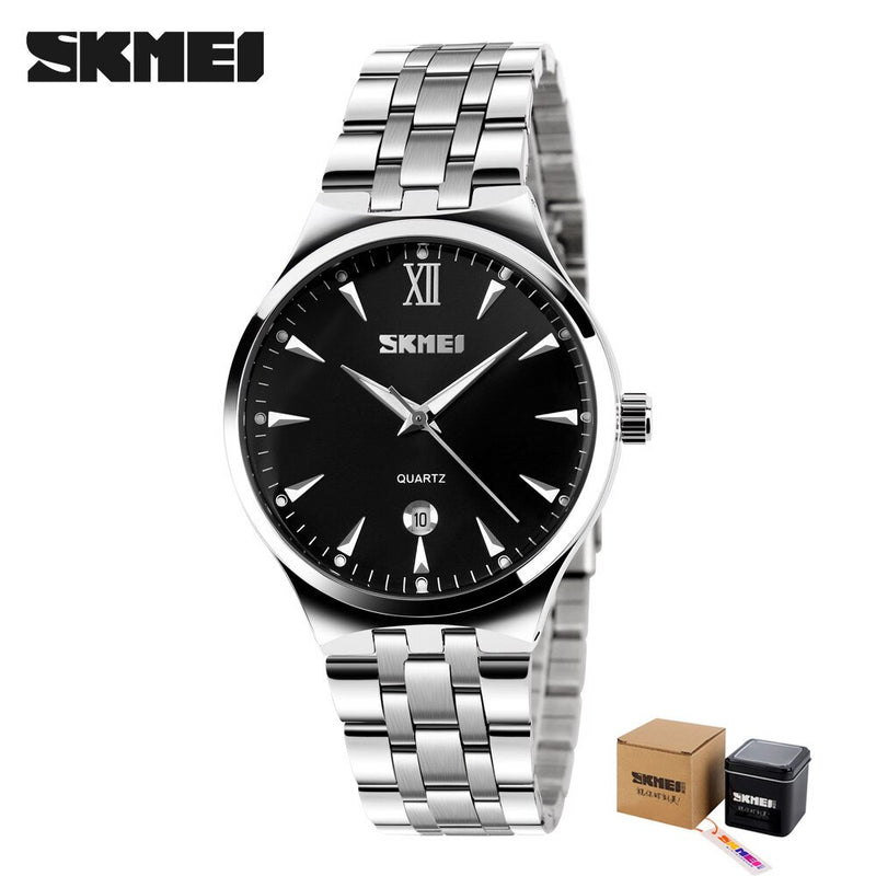 SKMEI Fashion Ladies Sport Watches Women Quartz Watch 3Bar Waterproof Female Wristwatches Calendar Relogio Feminino Clock 9071