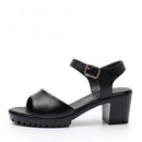 GKTINOO New Summer Women Sandals Shoes 2023 Thick With OL Korean Summer Sandals Large Size Genuine Leather Women Shoes Sandals