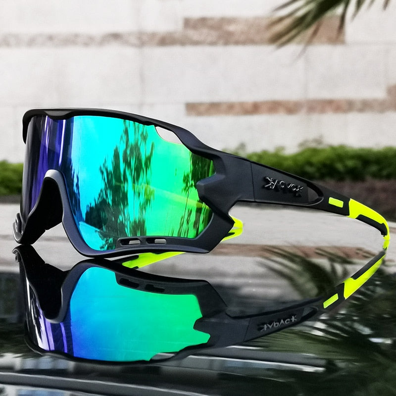 MTB Bike Eyewear Man Woman Cycling Sunglasses Uv400 Polarized Bicycle Glasses Sports Racing Riding Goggles Ciclismo 1 Lens