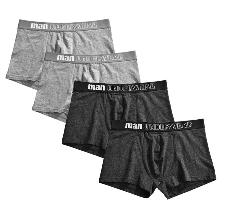 Männer Unterwäsche Boxer Baumwolle Mann Kurze Atmungsaktive Solide Herren Flexible Shorts Boxer Männliche Unterhose