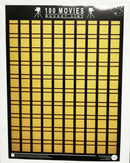 100 MOVIES -- Scratch OFF BUCKET LIST poster  Scratch Last Wish Poster Gold silver