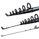 Caña de pescar telescópica GHOTDA, caña de pescar giratoria de peso ultraligero, Material de fibra de carbono, aparejos de caña de pescar de 2,4-1,6 m