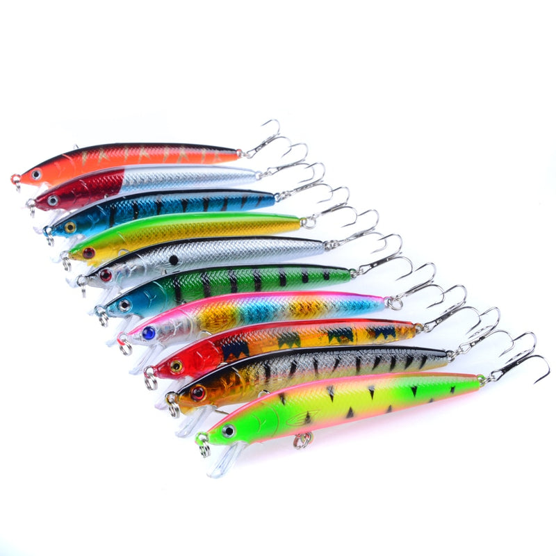 20 Stück Kunstköder Angelköder Set Topwater Karpfenangeln Köder Kit Tackle Anzug Verkauf Harter Köder Elritze Fischköder Set