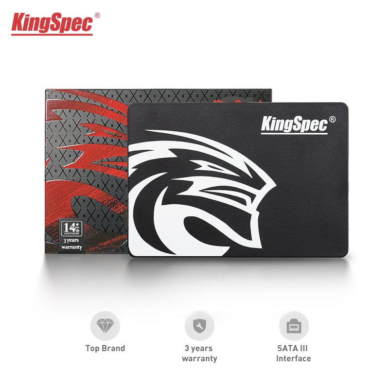KingSpec SSD 2,5 Zoll SATA3 256 GB 64 GB 128 GB HDD 512 GB 1 TB 2 TB SSD Interne Festplatte Solid State Drive Hd für Laptop Desktop PC