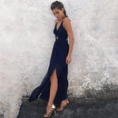 2022 Bohemian Beach Dress Women Summer Casual Sleeveless Split Floral Off Shoulder Maxi Long Boho Dress Clothing Robe Female