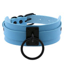 Black Gothic Choker Goth Collar For Girls Women Grunge Punk Harajuku Leather Necklace 2020 New Chocker Halloween Jewelry