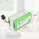 Melasta 14.4V 2600mAh Li-ion Battery for Conga Excellence 990 1090 Ecovacs Deebot N79S N79 DN622 Eufy Robovac 11 11S 12 35C X500