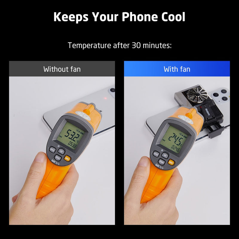 Enfriador de teléfono móvil ESR, ventilador de refrigeración de semiconductores para iPhone, Samsung, Xiaomi, radiador de teléfono móvil, soporte para disipador de calor para juegos PUBG