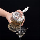 Skull And Mechanical Watch Bar Strainer Sprung Cocktail Strainer Stainless Steel Deluxe Strainer Bar Tools