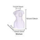Ceramics Body Abstract Art Flower Vase Nude Male Female Sculpture Flower Vase Hobby Man Woman Vase Planting Machine Home Decor