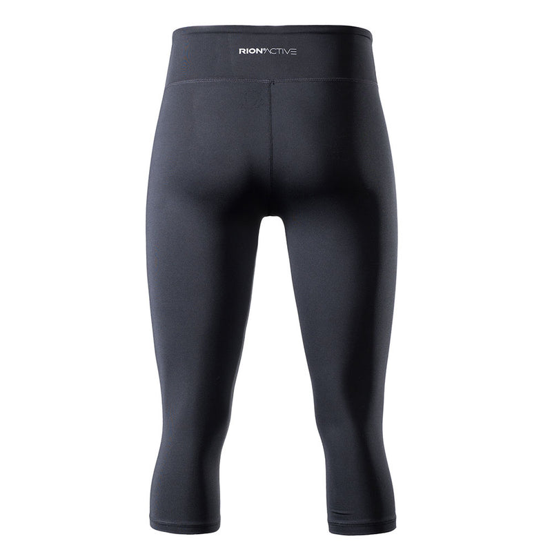 RION, pantalones de Yoga para mujer, mallas recortadas de Yoga para Fitness 3/4, mallas elásticas de realce para entrenamiento de cintura alta, mallas deportivas para gimnasio, Capris para correr