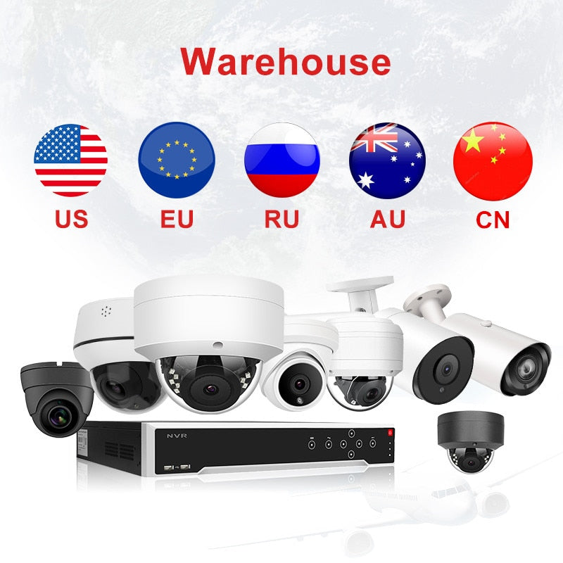 Anpviz 5MP IP Video Camera Outdoor POE Dome Hikvision Compatible CCTV Cam H.265 For NVR One-Way Audio IP66 IR 30m Danale APP