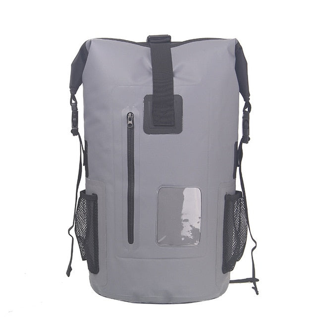 Bolsa seca enrollable de 30L, bolsa impermeable, bolsa impermeable resistente al agua, bolsa seca para Kayak, mochila seca para motocicleta, bolsa para balsa de barco al aire libre