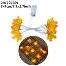 1.5m 10Led Halloween Pumpkin Ghost Skeletons Bat Spider Led Light String Festival Bar Home Party Decor Halloween Ornament
