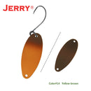Jerry Serpent Micro Fishing Spoons Brass Wobbler Lake Area Trout Chub Perch Metal Lures Baubles