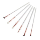 Jessup Makeup-Brushes-Set Dropshipping Pearl-White-Rose-Gold pinceaux maquillage Cosmetic Tools Eyeshadow Powder Definer 6-25pcs