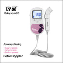 RZ Mini Fetal Doppler Baby Ultrasound Sound Heartbeat Detector Monitor Prenatal With Earphone Fetal Doppler Stethoscope