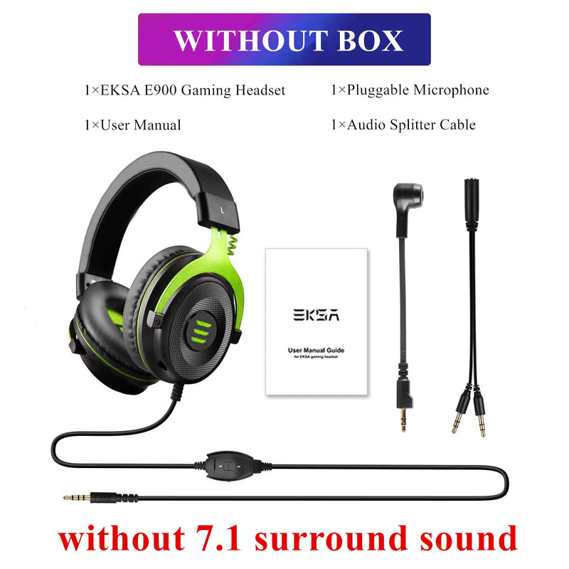 EKSA Gaming Headset Gamer E900/E900 Pro 7.1 Surround Wired Gaming Headphones with Microphone For PC/PS4/PS5/Xbox one/Switch