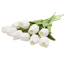 20pcs Mix Tulip Artificial Flower Real Touch Artificial Bouquet Fake Flower for Wedding Decoration Flowers Home Garden Decor