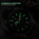 MEGIR Military Sportuhr Herren Top-Marke Luxus Leder Army Quarzuhr Herren Creative Chronograph Relogio Masculino