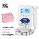 RZ Mini Fetal Doppler Baby Ultrasound Sound Heartbeat Detector Monitor Prenatal With Earphone Fetal Doppler Stethoscope