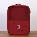 3-lagige Reise-Schuhtasche, tragbarer Organizer, Aufbewahrungstasche, 3 Paar Schuhe, passend für Trolley, Reisegepäck, Handtasche XA48C