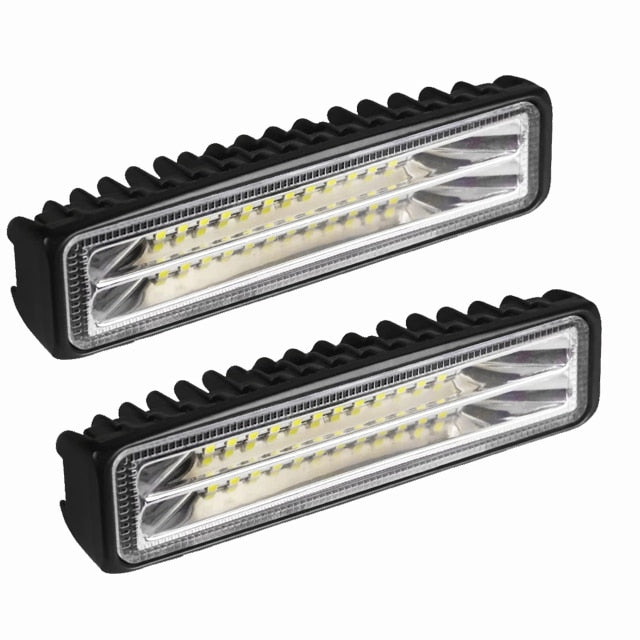 Car Light Assembly Led Fog Lights Off Road 4x4 48W Spot Beam Led Light Bar For Trucks ATV SUV DRL LED Spotlight Work Light Bar