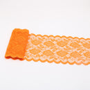 2 Yards Elastic Lace Ribbon Flowers Trim 150MM Wide Embroidery African Lace Fabric Trimmings For Wedding Dress Sewing Diy Crafts