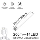 LED Under Cabinet Lights Hand Sweep Sensor Lamp 30 40 50cm Motion Sensor Light Wardrobe Closet For Bedroom Kitchen Light Home