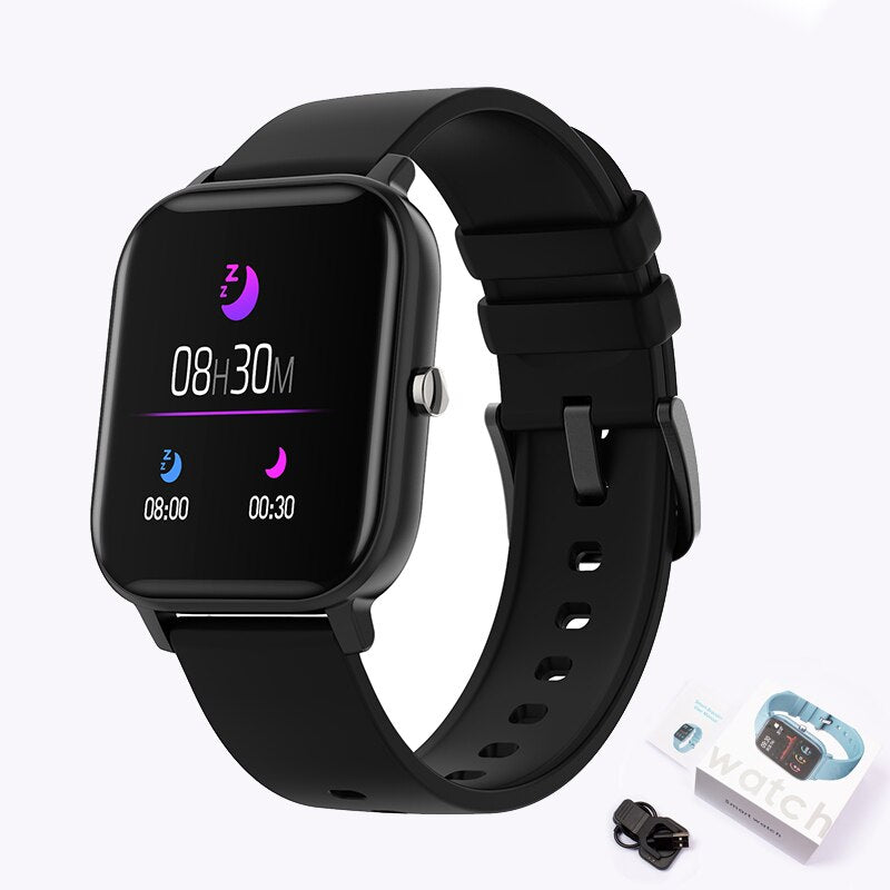 LIGE nuevo reloj inteligente P8 para mujer, deportivo a la moda, pantalla completa táctil, control del ritmo cardíaco y la presión arterial, reloj resistente al agua para xiaomi