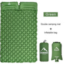 widesea camping Double Inflatable Mattress Outdoor Sleeping Pad Bed Ultralight Folding Travel Air Mat Cushion Moistureproof