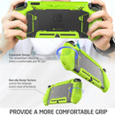 For Nintendo Switch Case MUMBA Series Blade TPU Grip Protective Cover Dockable Case Compatible with Console &amp; Joy-Con Controller
