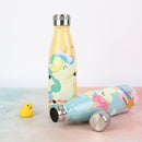 LOGO Custom Cartoon Unicorn Cute Wasserflasche Thermosflasche Edelstahl Keep Cold Cola Sport Trinkflasche für unterwegs