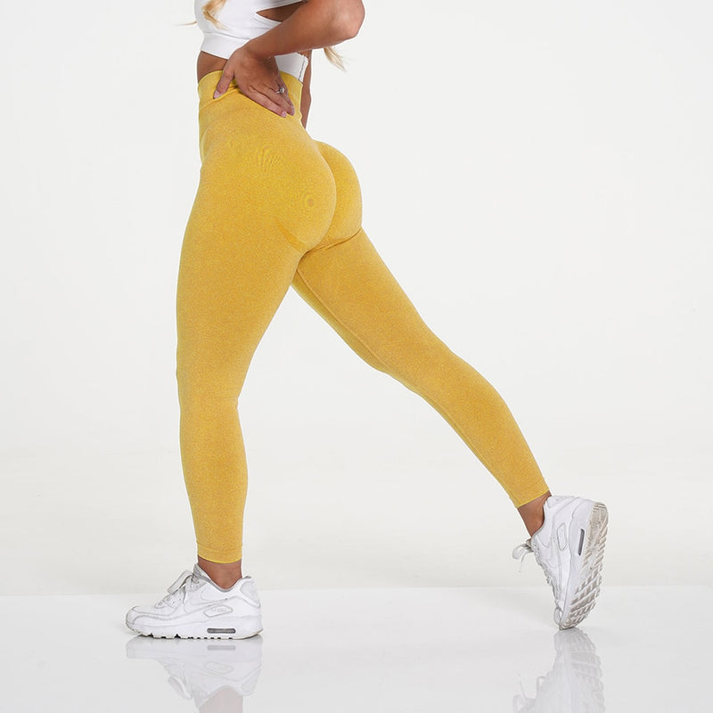 Pantalones deportivos para mujer, mallas sin costuras de cintura alta, pantalones deportivos con Control de barriga para mujer, mallas deportivas para gimnasio, mallas ajustadas de cintura alta