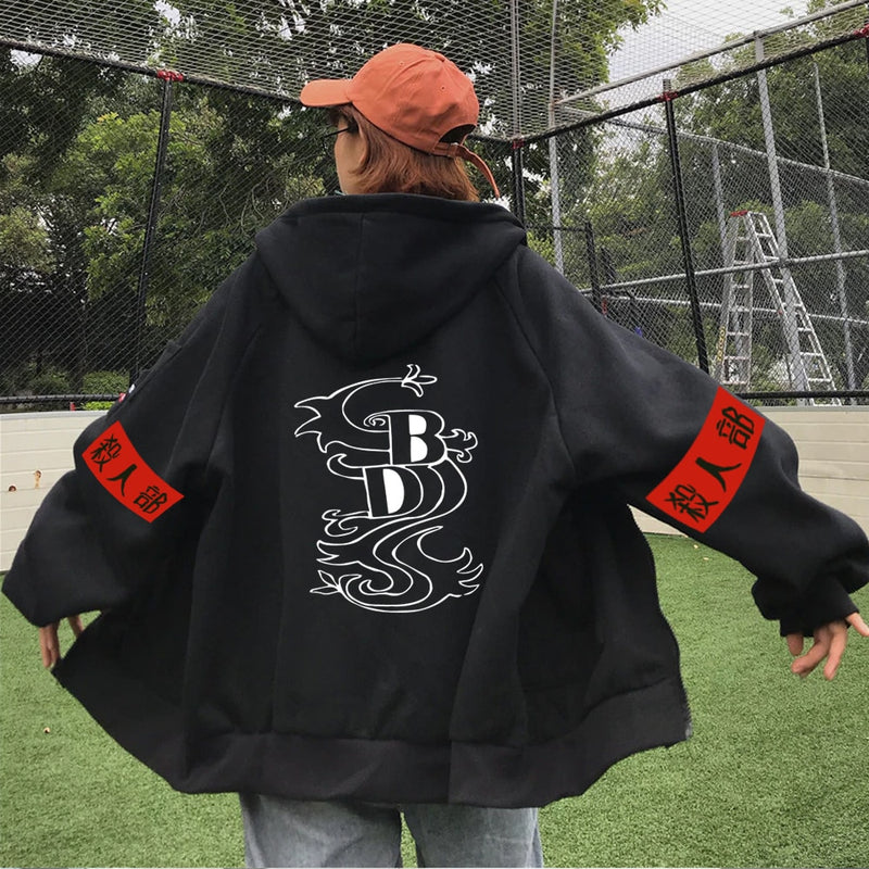 Tokyo Revengers Printed Sweatshirt Hoodie Women/Men Harajuku Manga Hoodie Sweatshirt Fashion Casual Zipper Coat Men Women Hooded