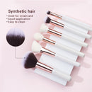 Jessup Makeup-Brushes-Set Dropshipping Pearl-White-Rose-Gold pinceaux maquillage Cosmetic Tools Eyeshadow Powder Definer 6-25pcs