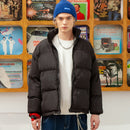 LAPPSTER Men Harajuku Warm Bubble Coat Winter Jacket 2022 Streetwear Solid Black Parkas Man Korean Fashion Puffer Jackets Coats