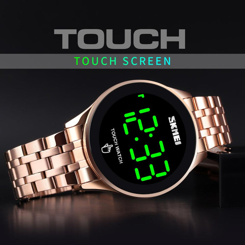 Reloj SKMEI de marca superior para Hombre, reloj LED con pantalla táctil, Relojes digitales Para Hombre, reloj de pulsera impermeable de 30M Para Hombre, Relojes Para Hombre 1579