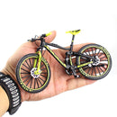 1:10 Mini Diecast Alloy Bicycle Model Metal Racing Finger Mountain bike Pocket portable simulation Collection Toys for children