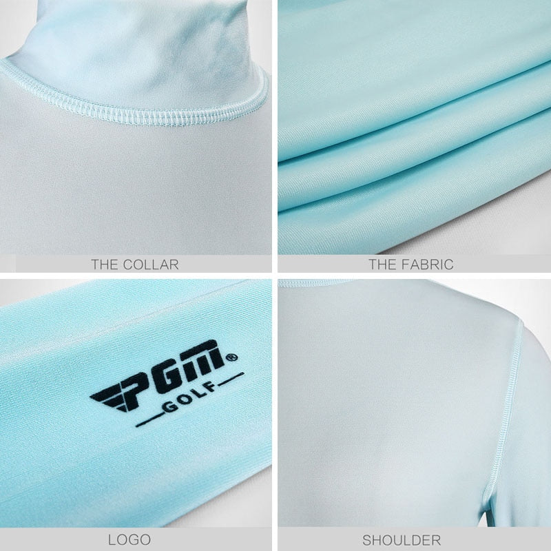 Golf Shirt Summer Wear T-Shirts Anti UV Clothes Women Clothing Ice Silk Sun Protection Shirt Ultra-thin Breathable Casual Shirts