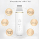 Facial Cleansing Ultrasonic Skin Scrubber Deep Cleansing Facial Cavitation Peeling Cleansing Scraper to Remove Keratin Skin Care