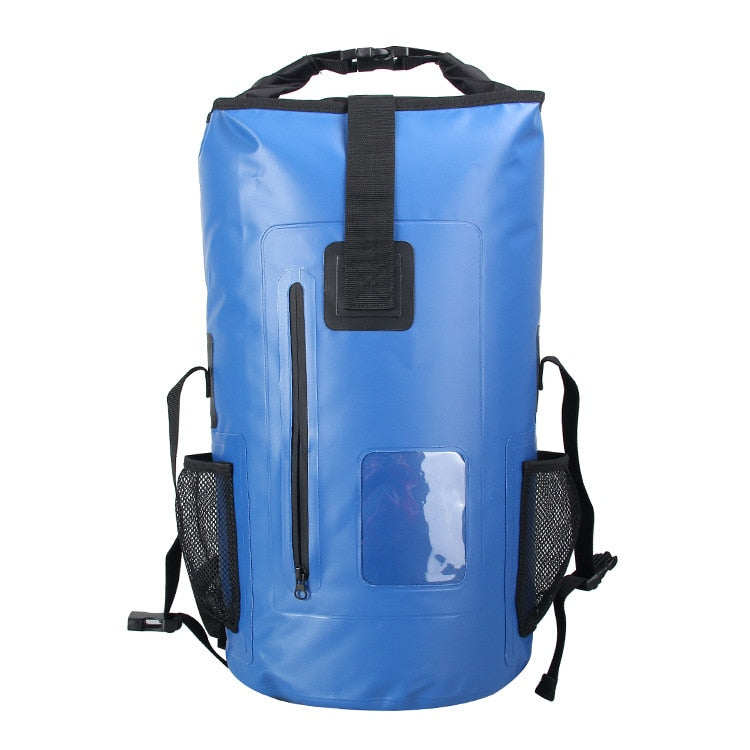 Bolsa seca enrollable de 30L, bolsa impermeable, bolsa impermeable resistente al agua, bolsa seca para Kayak, mochila seca para motocicleta, bolsa para balsa de barco al aire libre