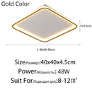 Ceiling LED Lights For Living room Bedroom Fixtures Ring Modern Gold Bedroom Lighting Indoor Home Decoration Plafon Lamp Lustre